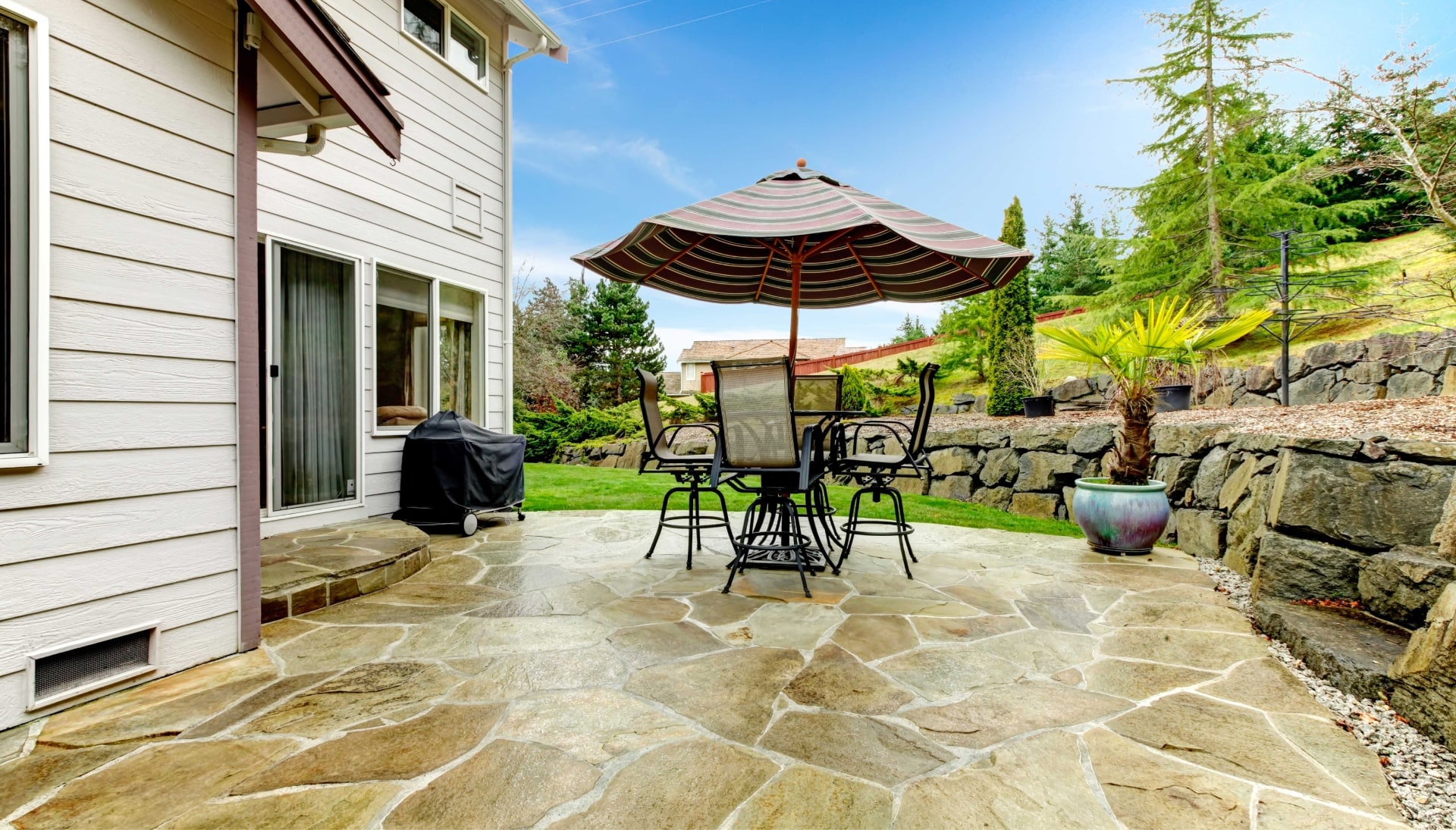 Beautifully Textured and Patterned Concrete Patios in Casper, WY